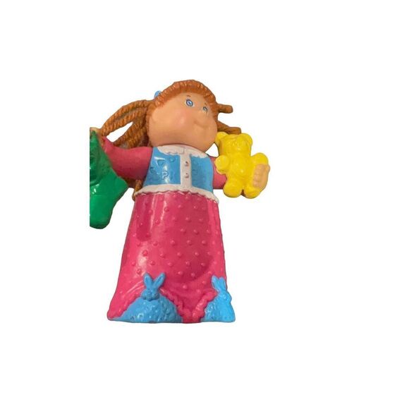 Vintage Cabbage Patch Kids CPK Doll Mini Figures Figurines 1992 Girl Christmas - Picture 5 of 12